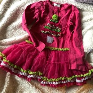Emily Rose girls Christmas two piece size 7